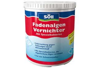 Söll FadenalgenVernichter 2,5 кг - cредство против нитевидных водорослей на 80000 л.