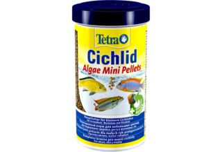 Tetra Cichlid Algae Mini 500 мл - растительный корм для цихлид в виде мини-гранул