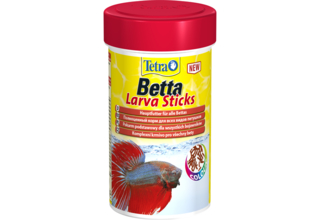 Tetra Betta LarvaSticks 100 мл - корм в форме мотыля для петушков