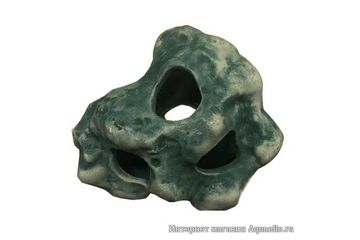 Камень «МАЛЕНЬКИЙ» зелёный /КР/Ю-178-З, размер 11*10*7 см