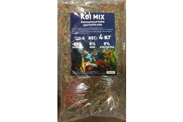 Корм для прудовых рыб KOI MIX, мешок 4 кг (20л)