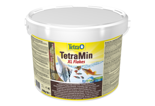 Tetra Min XL Flakes 10 л (ведро) - корм для рыб в крупных хлопьях