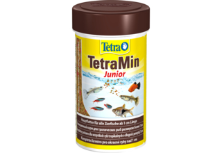 TetraMin Junior мелкие хлопья 100 мл - корм для молодых рыб