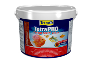 TetraPro Color Crisps 10 л (ведро) - корм для улучшения и поддержания окраски всех декоративных рыб