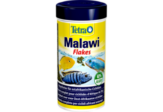 TetraMalawi Flakes 100 мл - корм для растительноядных рыб с водорослями, хлопья