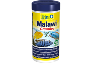 TetraMalawi Granules 250 мл - корм для растительноядных рыб с водорослями, гранулы