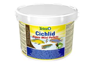 Tetra Cichlid Algae Mini 10 л (ведро) - растительный корм для цихлид в виде мини-гранул