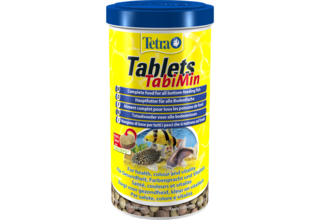 Tetra Tablets TabiMin 120 табл. 66 мл - корм в виде двухцветных таблеток с содержанием креветок