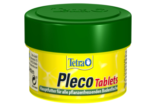 Tetra Pleco Tablets 58 табл. - корм в виде двухцветных таблеток с высоким содержанием спирулины