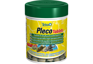 Tetra Pleco Tablets 275 табл. - корм в виде двухцветных таблеток с высоким содержанием спирулины