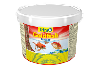 Tetra Goldfish Food 10 л (ведро) - корм в хлопьях для всех видов золотых рыбок