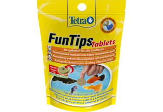 TetraFunTips Tablets - корм в таблетках для приклеивания к стеклу, 20 таб.