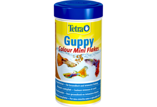 Tetra Guppy Colour 100 мл - корм для поддержания и усиления окраски гуппи и других живородящих