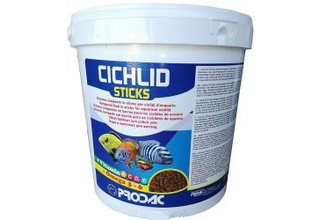 Корм для рыб PRODAC CICHLID STICKS 4,5 кг ведро 11 литров