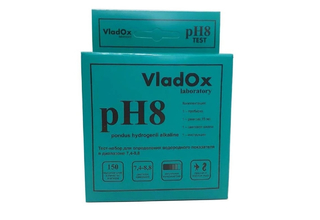 VladOx pH8 - тест для измерения водородного показателя в диапазоне 7,4 - 8,8
