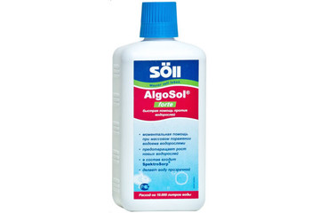 Söll AlgoSol forte 1 л, против водорослей, усиленного действия, на 20000 литров