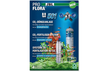 JBL ProFlora u501 - CO2-система с одноразовым баллоном 500 г для аквариумов до 400 л