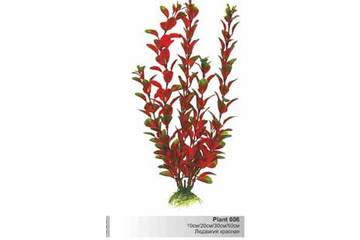 Пластиковое растение Plant 006- Людвигия КРАСНАЯ