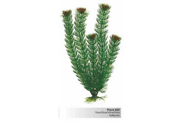 Пластиковое растение Plant 002-Амбулия ЗЕЛЕНОЕ
