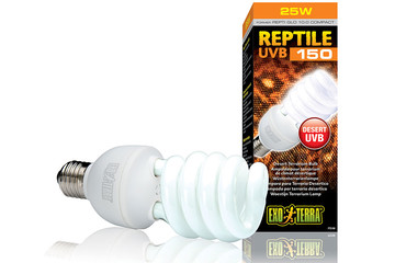 Лампа с УФ для пустынных террариумов - Exo-Terra Reptile UVB150 (ex. Repti Glo 10.0) - 25 Вт
