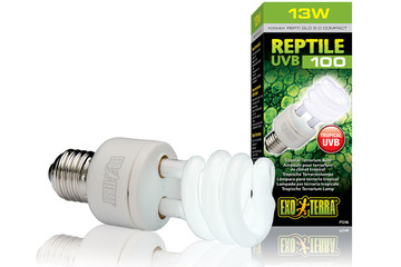 Лампа с УФ для тропических террариумов - Exo-Terra Reptile UVB100 (ex. Repti Glo 5.0) - 13 Вт
