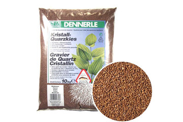 Dennerle Kristall-Quarz 5 кг. светло-коричневый. 1-2 мм.