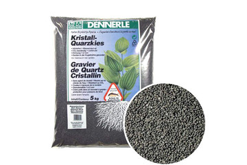 Dennerle Kristall-Quarz 5 кг. черный. 1-2 мм.