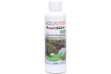 AQUAERUS АльгиШок, 100 мл - средство против зеленых нитчатых водорослей и цветения воды