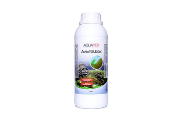 AQUAERUS АльгиШок, 1000 мл - средство против зеленых нитчатых водорослей и цветения воды